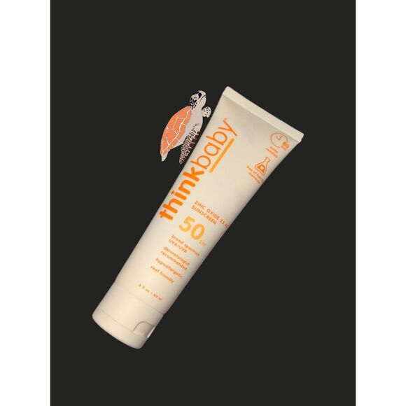 Thinkbaby SPF 50 Mineral Sunscreen 3oz – Sealed Tube, Open Box | Reef Safe - Picture 1 of 1